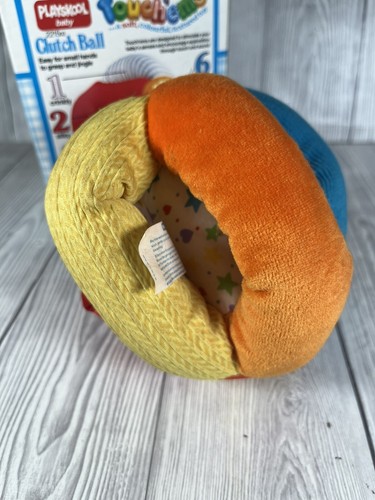 Vintage Playskool 1986 Touch’ems Clutch Ball Spielzeug 6 weiche Texturen 3-18 Monate - Bild 10 von 18