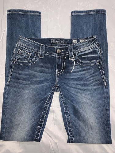 Miss Me Women's Signature Straight Low Rise Sz 26 JI8172T - Picture 2 of 11