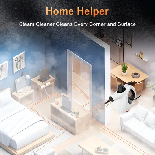 Handheld High Temp Steam Cleaner High Pressure Household Cleaning Machine 1050W - Picture 6 of 18