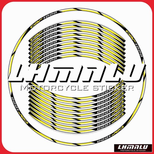 For HONDA CBF1000 CBF 1000 RIM Stickers Waterproof Wheel Reflective Decal - Bild 21 von 48