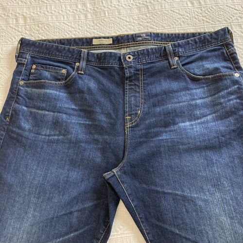 AG Adriano Goldschmied The Protege Mens Straight Leg Dark Wash Blue Jeans Sz 40 - Picture 3 of 12