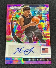 Kenyon Martin Jr Prospect Auto Pink Ice Prizm 2020-21 Panini Prizm Rookie RC