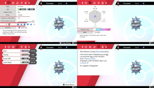 Ultra Brillante 6IV Elección de 250 Dex #001-808 Nivel 5 Pokemon Espada/Escudo Hogar - Imagen 180 de 250
