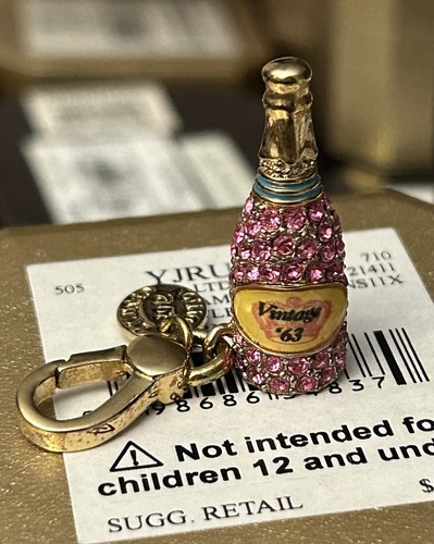 New Juicy Couture LTD ED 2012 Champagne Bottle Charm For Bracelet. Box#52 - Picture 3 of 5