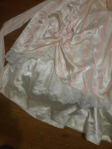 Vtg 80s Jessica McClintock Gunne Sax Cottagecore tulle princess ball dress S - Picture 7 of 9