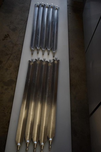 Lot 10 Hardt Inferno Blaze 3000 3500 4500 Used Rotisserie Angled V Spit Skewer - Picture 4 of 16