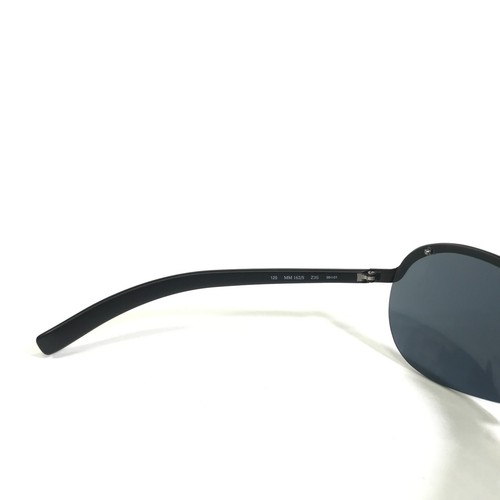 Max Mara Sunglasses MM 162/S Z3S Black Frames with Black Shield Mirrored Lens - Picture 8 of 10