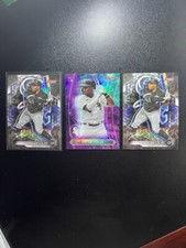 (3) 2023 Bowman's Best JOSH JUNG-Base, ASTRAL, REFRACTOR AP-28 TP-60 ROOKIE RC 