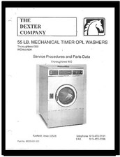 DEXTER  COMMERCIAL  WASHER  SERVICE  MANUAL  FOR  THOROUGHBRED  900