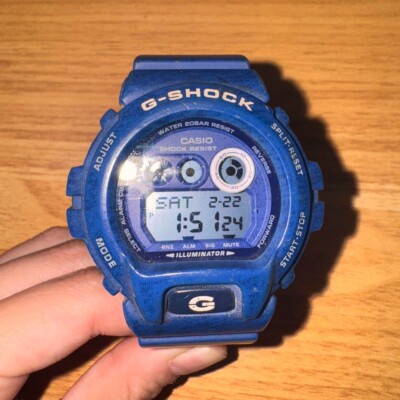 CASIO G-SHOCK　GD-X6900HT　ブルー　Gショック Casio G-Shock GD-X6900HT-2 Heathered Blue Pattern Mens