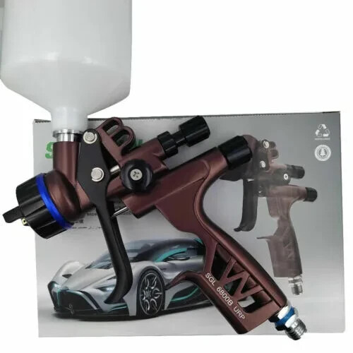 600ML HVLP Spray Gun Car Top Paint 1.3mm Nozzle Pressure Regulator Gravity - Picture 7 of 13