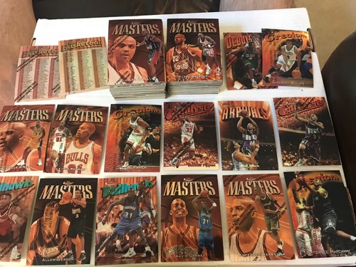 1997-98 TOPPS FINEST BASKETBALL BRONZE NR COMPLETE SET SERIES 1&2 LOT 200/220 +
