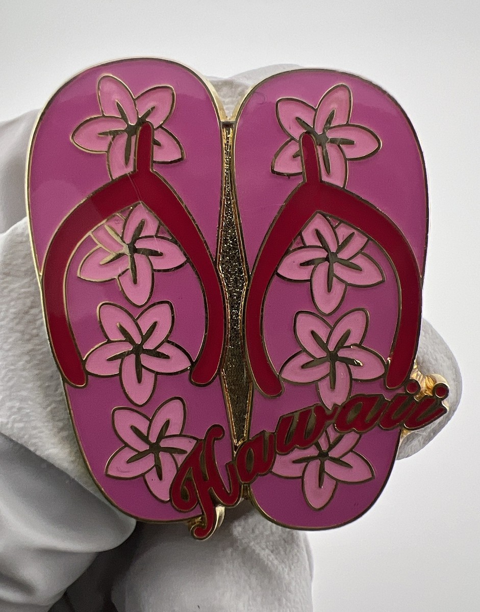Hawaii Pink Flip Flops Pin Island Collectibles | eBay