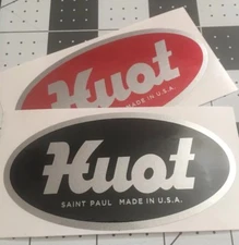 Huot Tool Decals Roll Around Box Red Black Silver Set Of 2