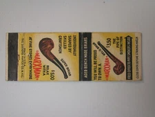 N290 Matchbook Cover Marxman Pipe craftsman Briar tobacco smoking