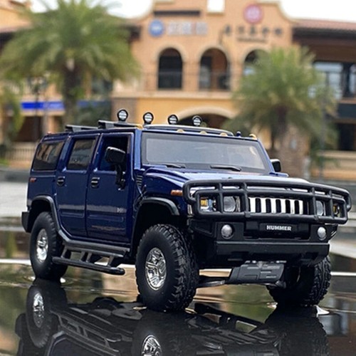 1:32 HUMMER H2 Diecast Car Model Simulation Sound Light Kids Birthday Toy Gift - Picture 12 of 15