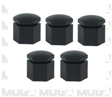 Opel Vauxhall Astra H Vectra C Alloy Wheel Nut Covers Black fits x5  90343694