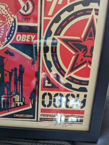 Stampa Shepard Fairey FIRMATA E NUMERATA RARA 2011 - Foto 5 di 6