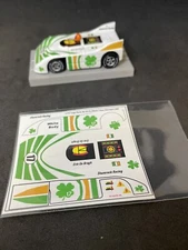 Decal set for AFX Can Am Porsche body #17 Sharmock Racing St Patrick's Day V3