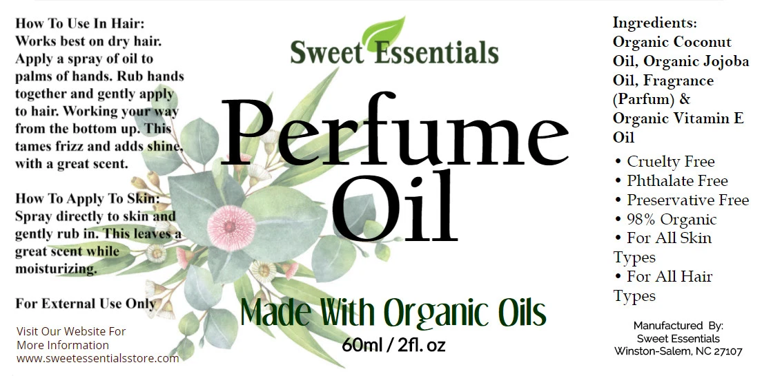 Mahogany Amber Perfume Oil Made W Organic Oils Alcohol Free