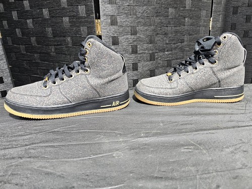 Nike Air Force 1 High Top 807617-007 LV8 GS Black Gum Speckled 7Y (Youth) - Picture 7 of 9