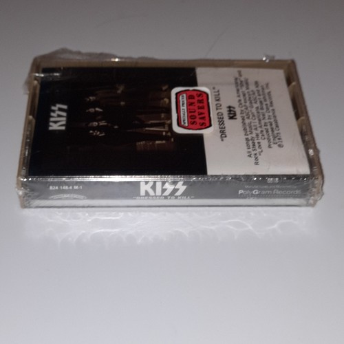 SEALED KISS Dressed To Kill cassette Casablanca tape Rock and Roll All Nite - Picture 2 of 4