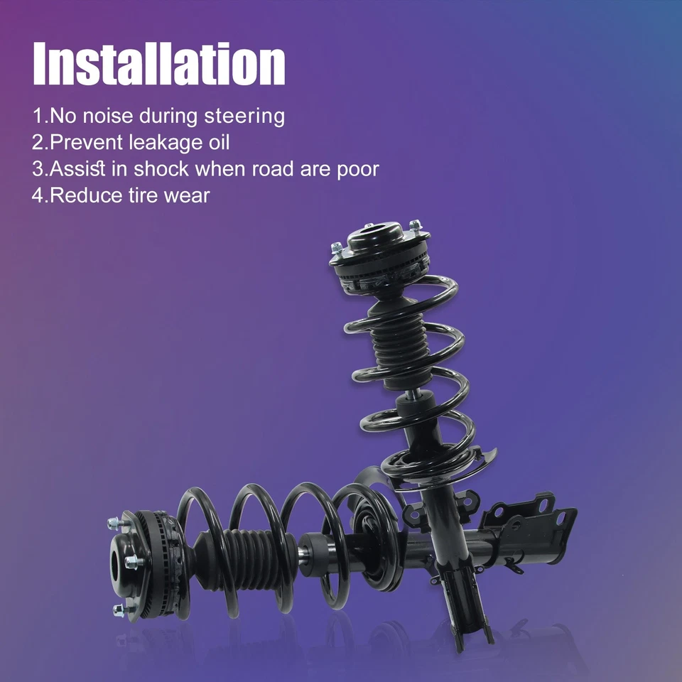 2pcs Front Struts For 2008-2020 Dodge Grand Caravan Chrysler Town & Country - Image 3 of 4