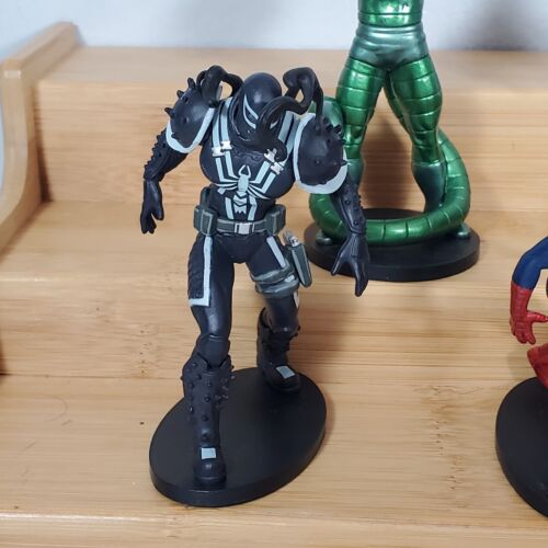 5 Marvel Spiderman PVC Figures Agent Venom Scorpion Electro Noir Cake Toppers - Picture 2 of 9