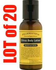 LOT OF 20 PHARMACOPIA 'CITTRUS' BODY LOTION - .75 fl.oz ea.