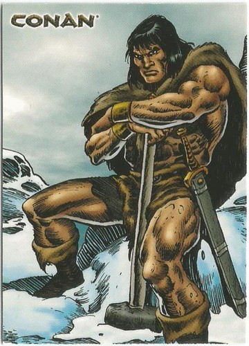 CONAN KUNST DES HYBORISCHEN ZEITALTERS P1 PROMO-KARTE P1 VON RITTENHOUSE - Bild 4 von 5
