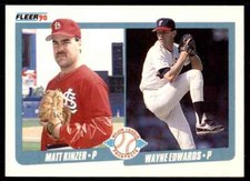 1990 Fleer Matt Kinzer/Wayne Edwards Baseball Cards #652