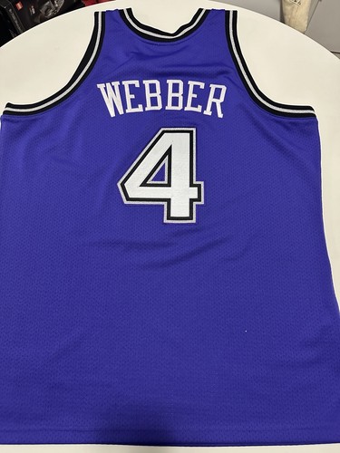 Authentic Mitchell & Ness Chris Webber Sacramento Kings 1998-99 jersey sz 48 XL - Picture 7 of 13