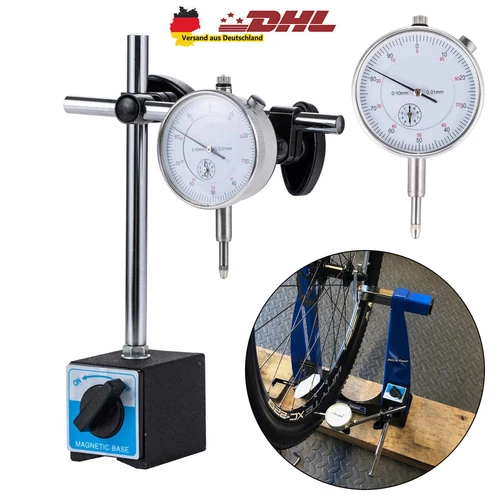 Magnetfuß Magnet Messstativ mit Messuhr Meßuhr Halter Zentralklemmmung 10/0,01mm
