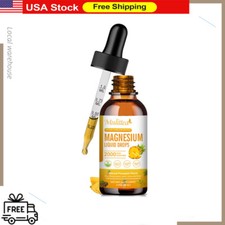 Premium Magnesium Liquid Drops, Magnesium Glycinate,Improve Sleep,Anxiety Relief