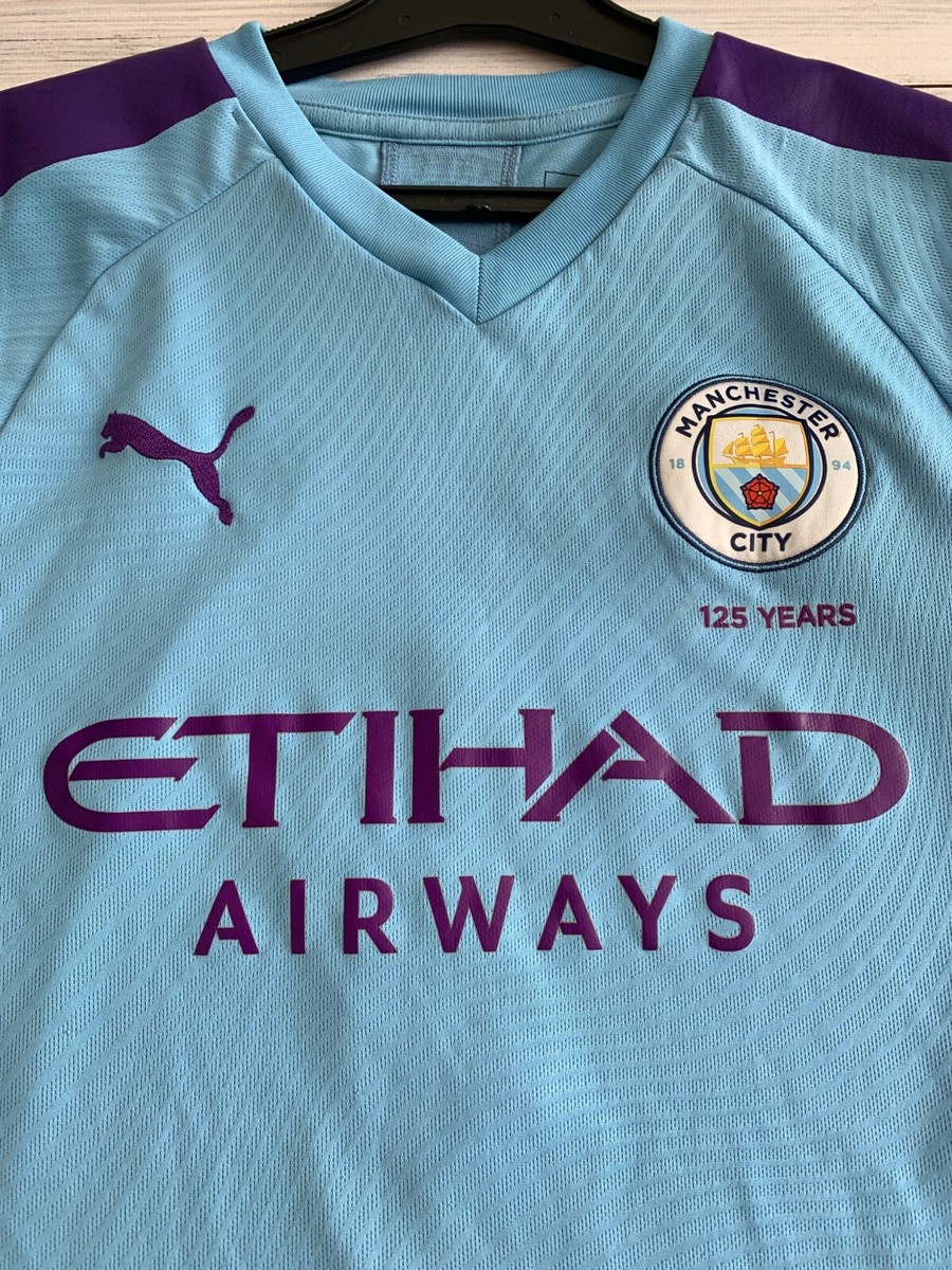 Manchester City 2019 - 2020 Home football shirt jersey Puma size S