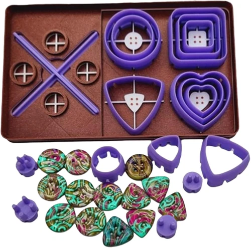 Buttons Toolkit Set - Create Perfectly Centered Buttons with Ease Decoration NEW - Picture 4 of 9