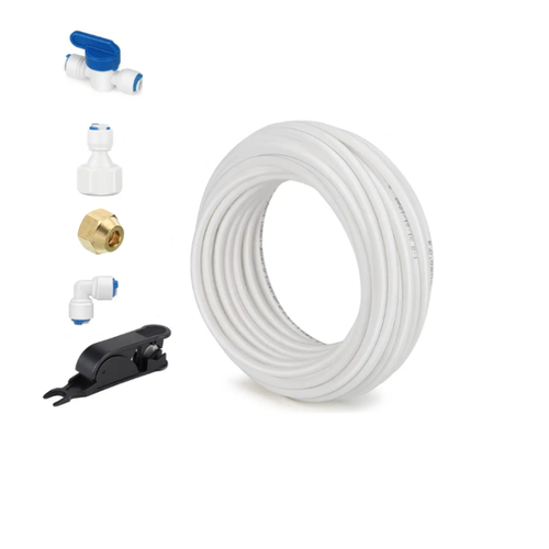Fridge Mains Tap Inline Water Filter Hose Connection DIY Plumbing Install Kit - Picture 3 of 14