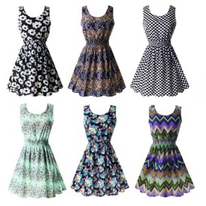 Women-Summer-Beach-Sundress-Floral-Mini-Short-Dress-Sleeveless-Skater-Vest-Skirt