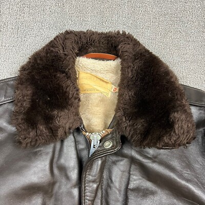 70s Schott G-1 Flight Jacket オリジナル Schott Men's G-1 Wings of Gold Leather Flight Jacket G1S
