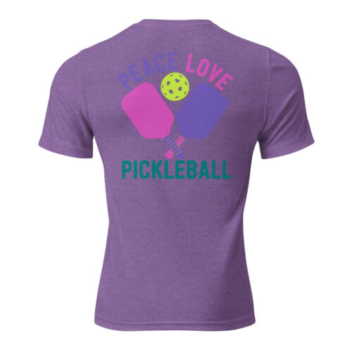 Women's Peace, Love, Pickleball Short Sleeve T-Shirt - Picture 75 of 110