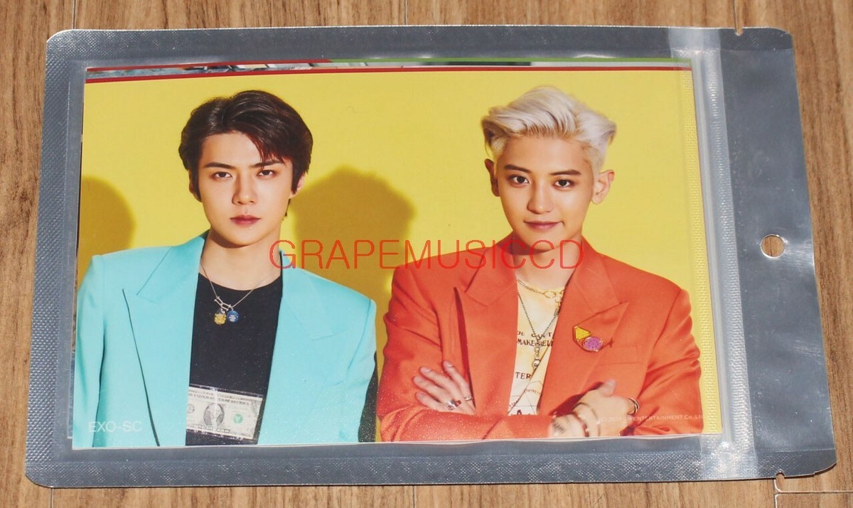 EXO-SC SEHUN CHANYEOL What a life SMTOWN OFFICIAL GOODS 4X6 PHOTO
