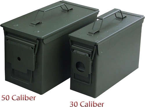 Classic Metal Ammo Box with Sealed Casket Lid - Picture 10 of 11