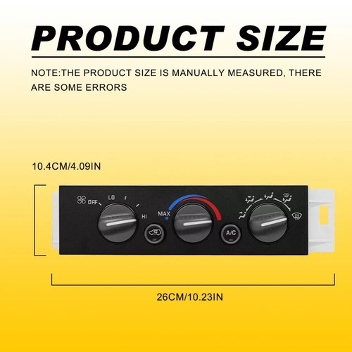 9378815 A/C Heater Climate Control Switch for Chevy GMC C1500 C2500 C3500 K1500 - Picture 4 of 12