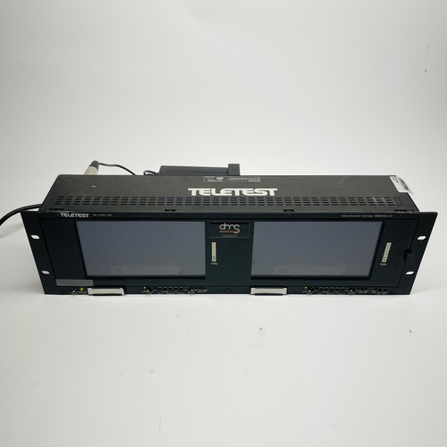 Teletest OZR2710 2x7 LCD Rack Monitor 16:9 PAL NTSC SDI Professional AV - Picture 2 of 9