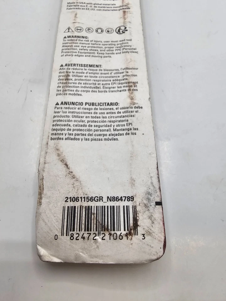 (CANTIDAD 5) Lenox 21061156GR: Hoja de sierra recíproca, 6 TPI, 12", 5/Cd Foto 2 de 4