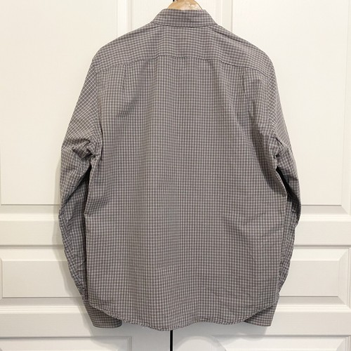 J Crew Plaid Button Down Up Long Sleeve Woven Dress Casual Shirt Men's Large - Picture 4 of 10