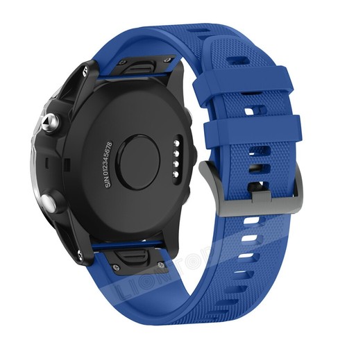 Quick Fit 22MM Silicone Band Strap for Garmin Approach S62 /Fenix 5 5+ 8 7 6 Pro - Picture 47 of 183
