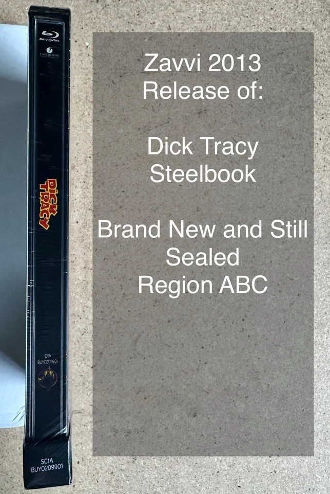 Steelbook Blu-ray Dick Tracy - Exclusivo de Zavvi Nuevo Precintado Foto 3 de 3