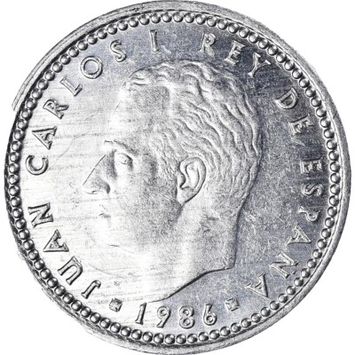 [#924091] Münze, Spanien, Peseta, 1986 - Bild 1 von 2