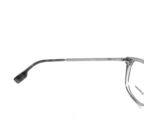 Burberry Eyeglasses Frames B2369 4021 Gray Silver Square Full Rim 54-20-145 - Picture 9 of 13